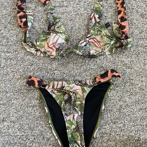 Cheetah style bikini